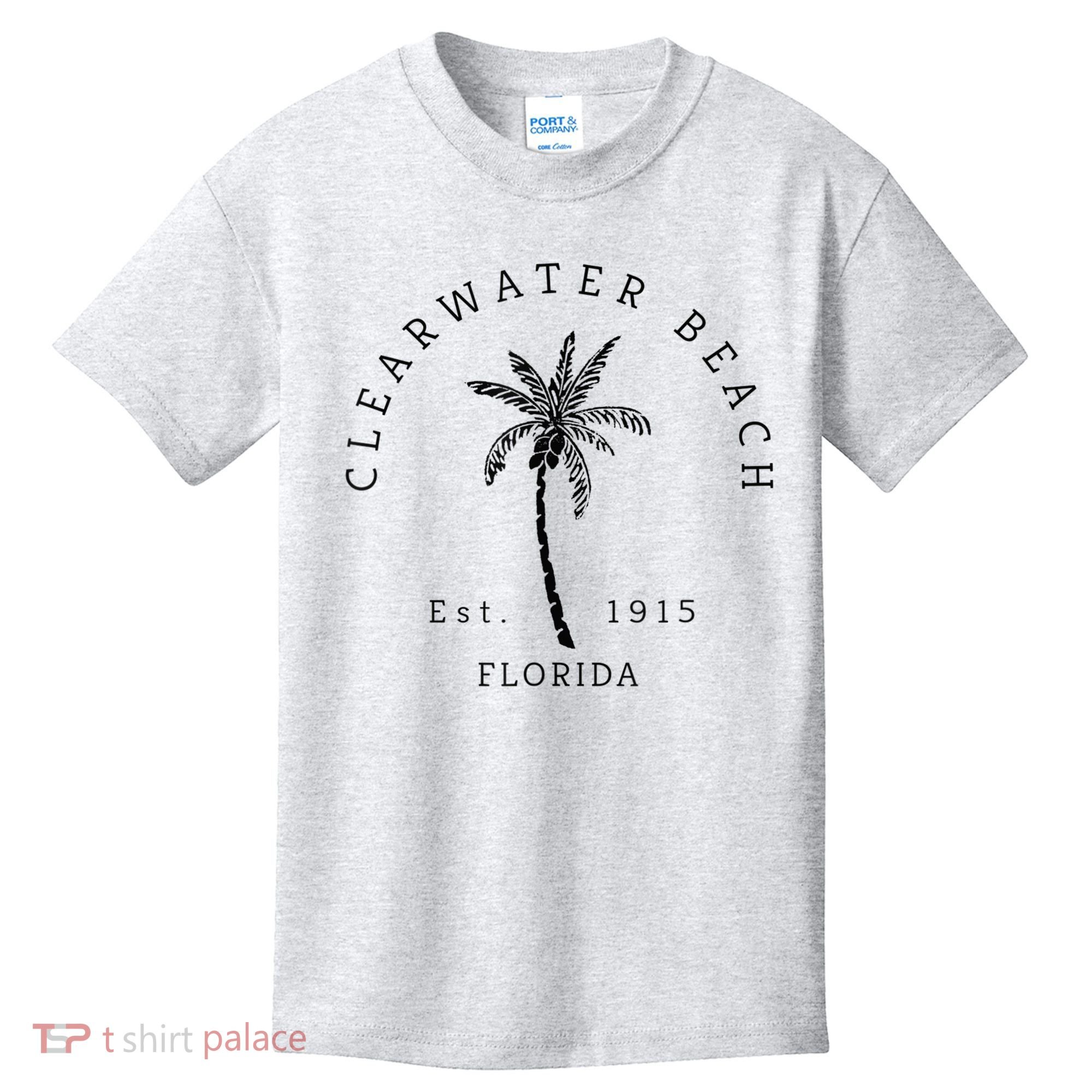 Retro Cool Clearwater Beach Original Florida Beaches Kids T-Shirt