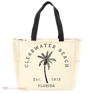 Retro Cool Clearwater Beach Original Florida Beaches Tote Bag
