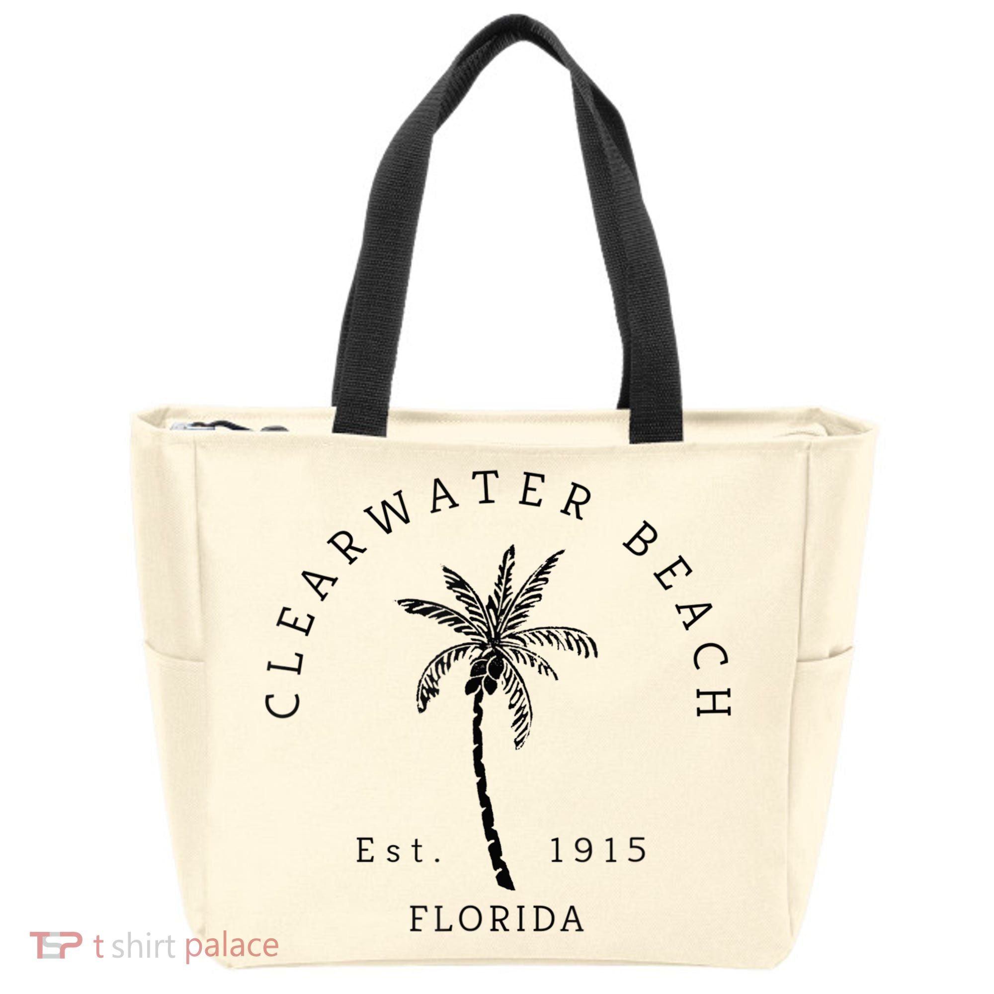 Retro Cool Clearwater Beach Original Florida Beaches Tote Bag