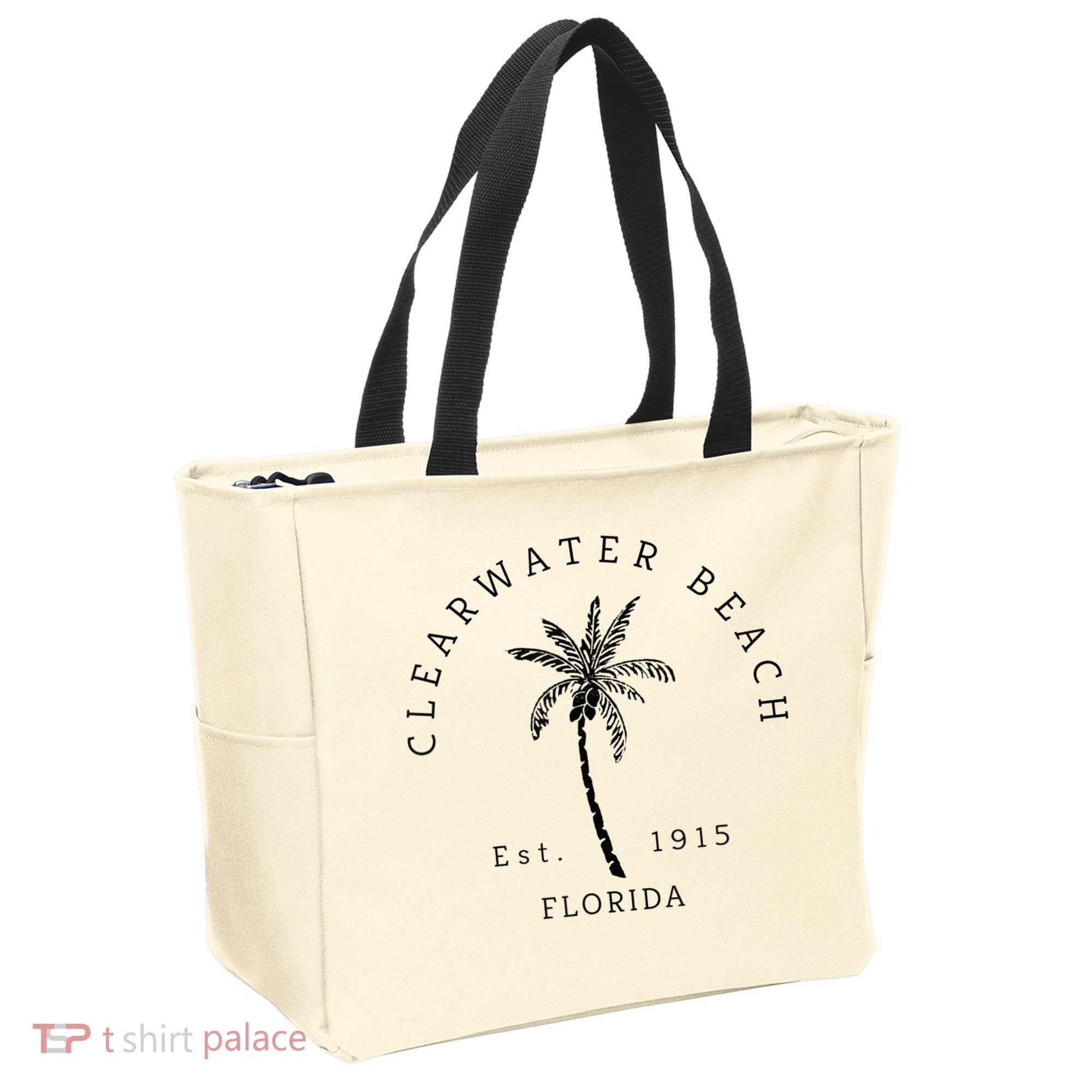 Retro Cool Clearwater Beach Original Florida Beaches Tote Bag
