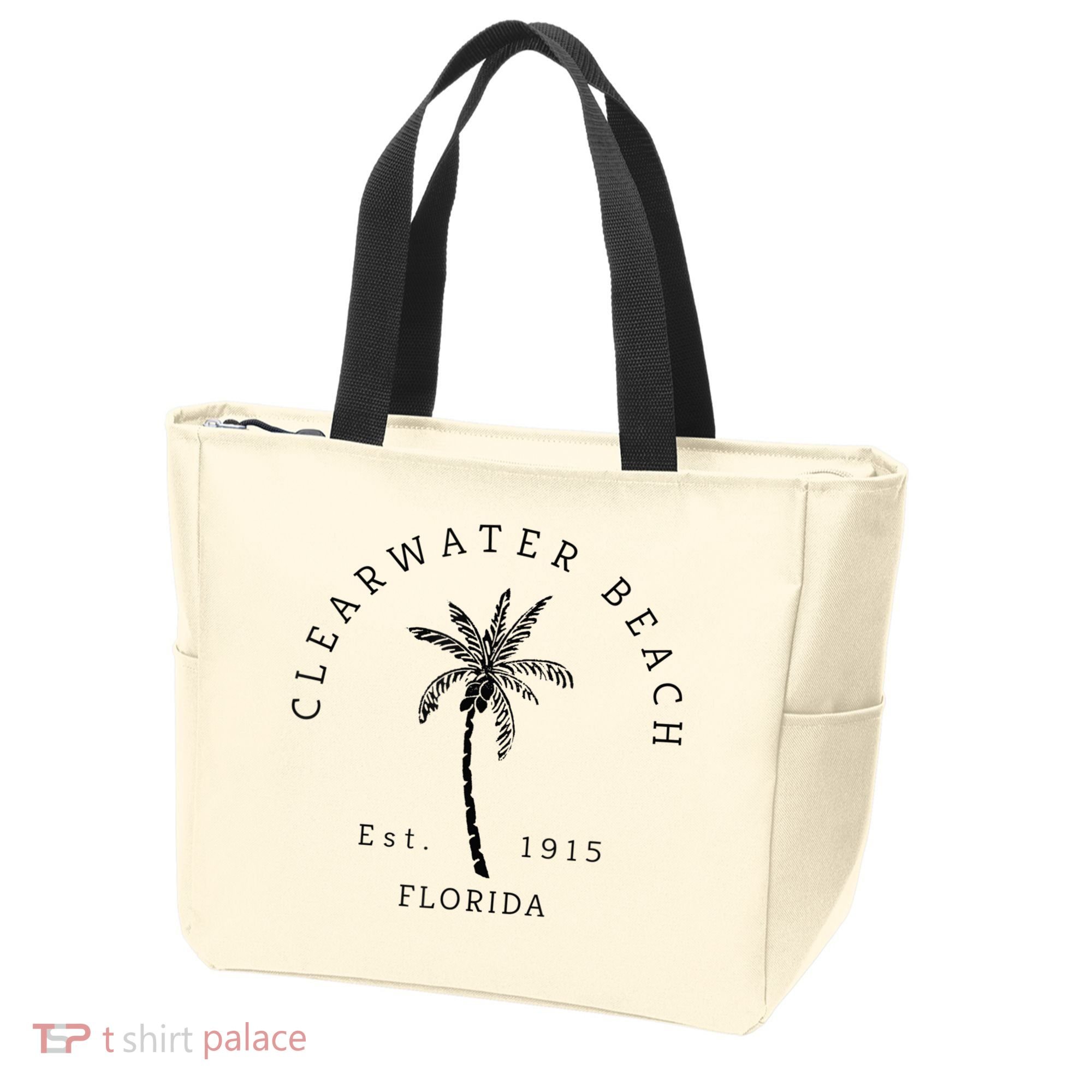 Retro Cool Clearwater Beach Original Florida Beaches Tote Bag