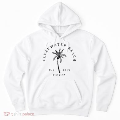 Retro Cool Clearwater Beach Original Florida Beaches Hoodie