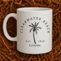 Retro Cool Clearwater Beach Original Florida Beaches Coffee Mug thumb 2