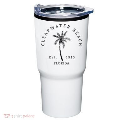 Retro Cool Clearwater Beach Original Florida Beaches Tumbler