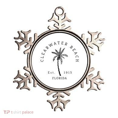 Retro Cool Clearwater Beach Original Florida Beaches Ornament
