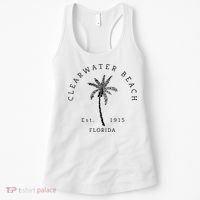 Retro Cool Clearwater Beach Original Florida Beaches Women's Tank Top thumb 0