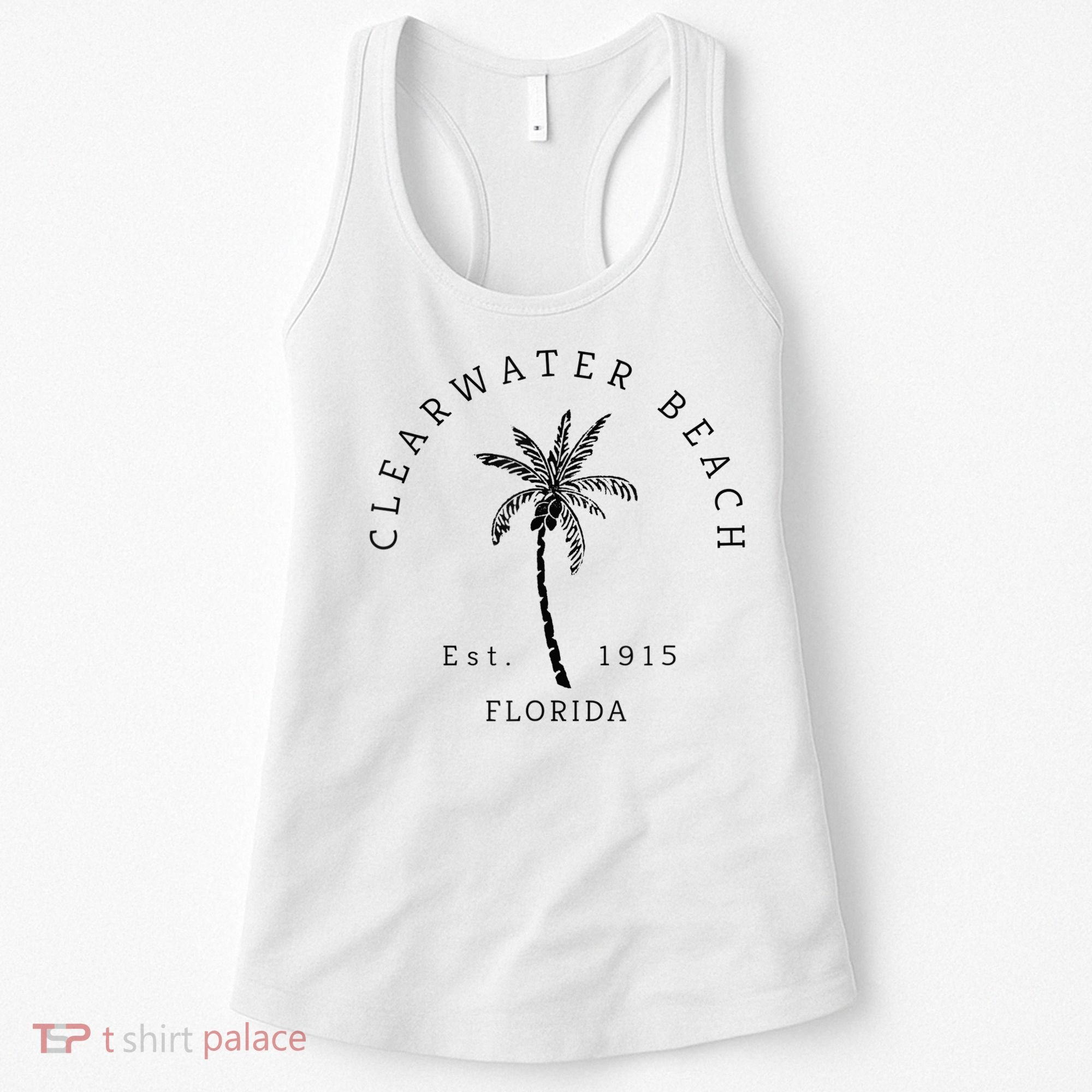 Retro Cool Clearwater Beach Original Florida Beaches Women's Tank Top