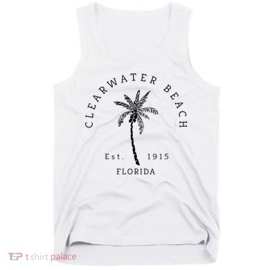 Retro Cool Clearwater Beach Original Florida Beaches Tank Top