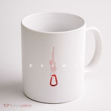 Rock Climbing Clothing Rock Climbing Coffee Mug back