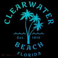 Retro Cool Clearwater Beach Original Florida Beach Palm Tree Gift Coffee Mug thumb 5