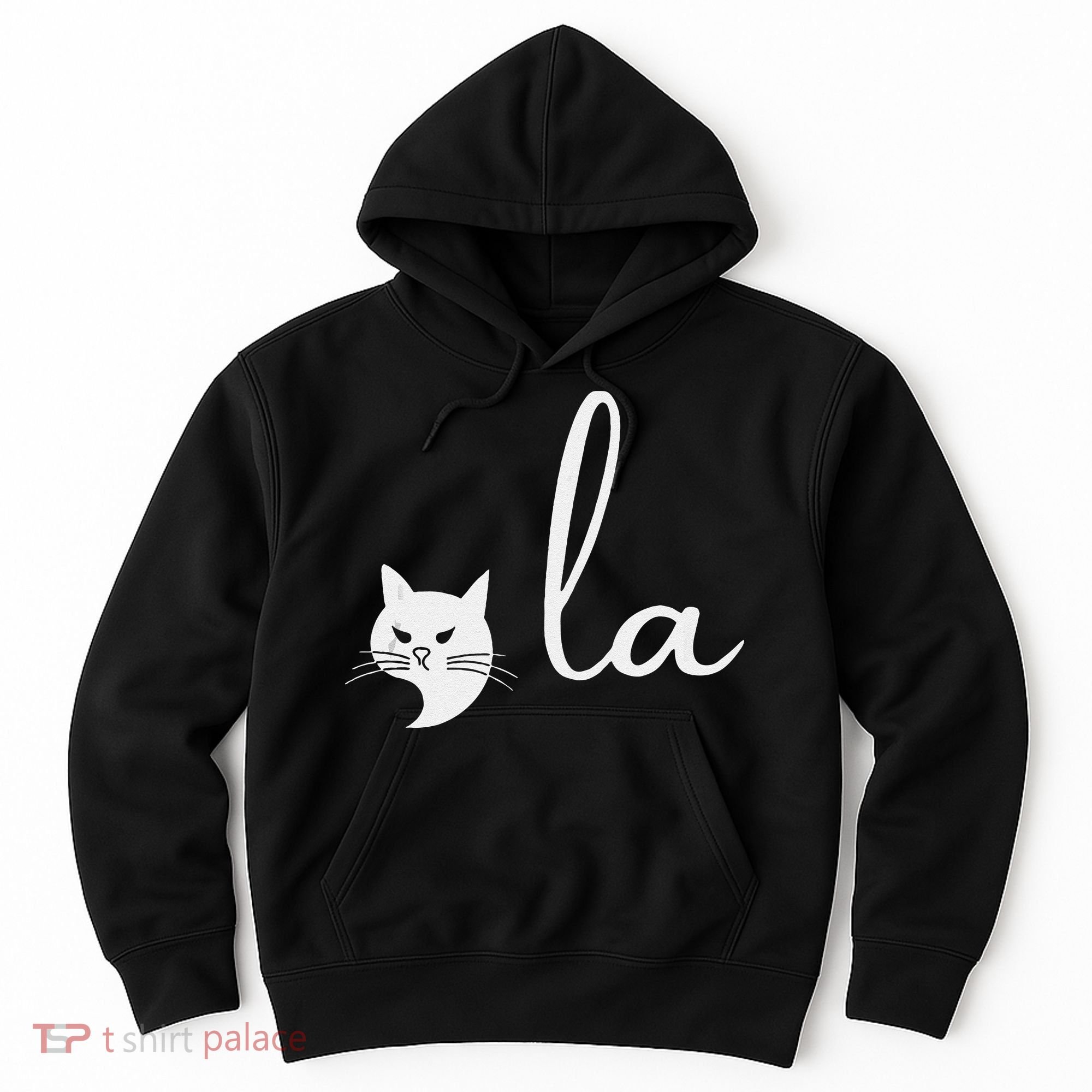 Retro Cat Comma La Kamala Harris For President 2024 Election Hoodie