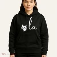 Retro Cat Comma La Kamala Harris For President 2024 Election Hoodie thumb 5