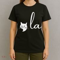 Retro Cat Comma La Kamala Harris For President 2024 Election T-Shirt thumb 4