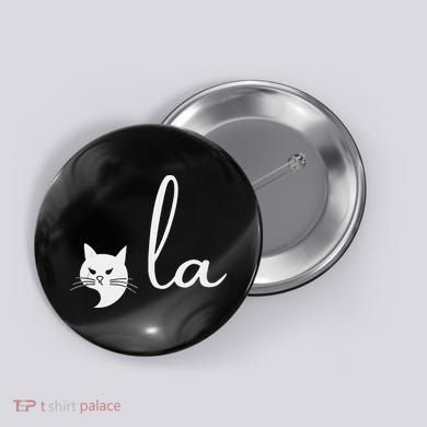 Retro Cat Comma La Kamala Harris For President 2024 Election Button