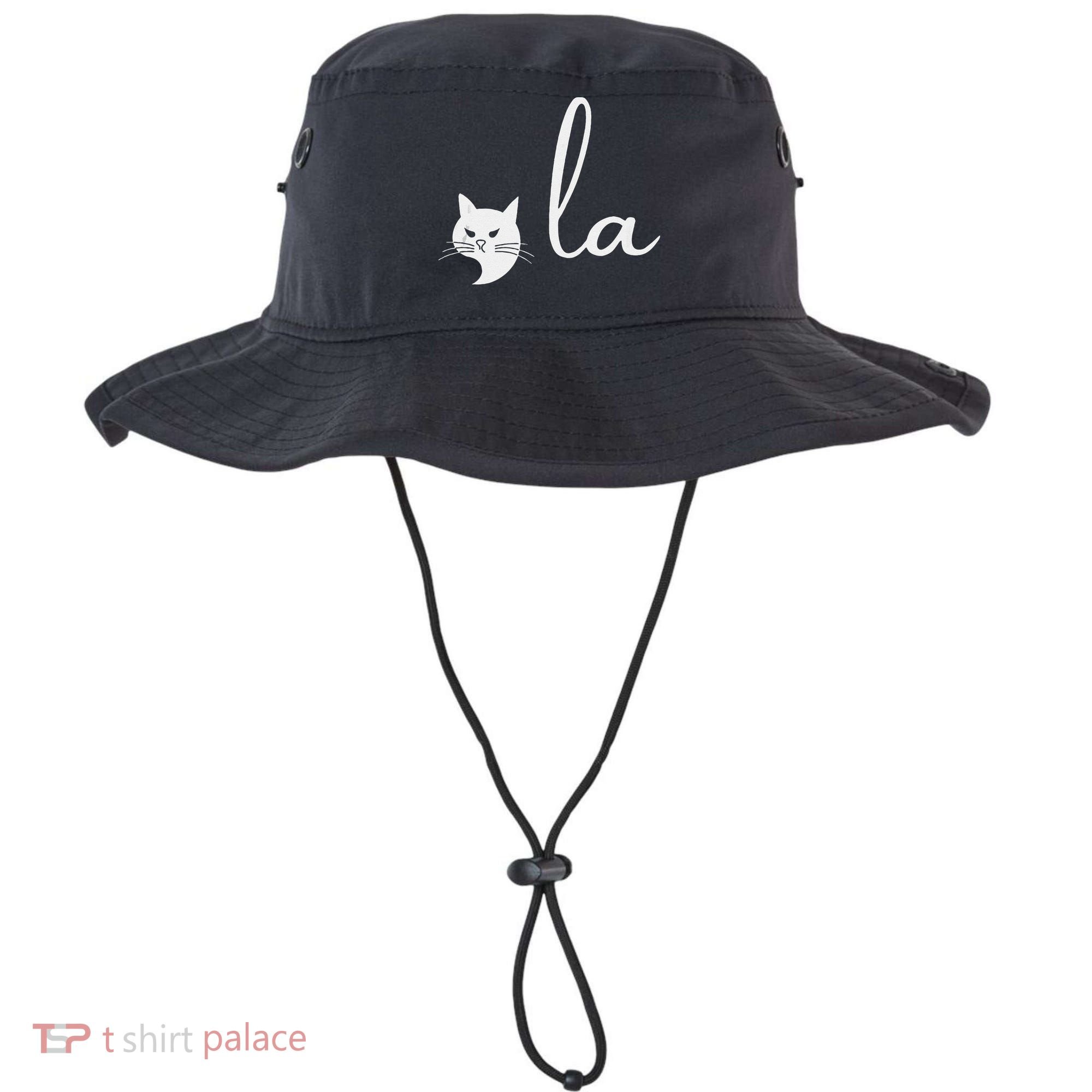 Retro Cat Comma La Kamala Harris For President 2024 Election Bucket Hat
