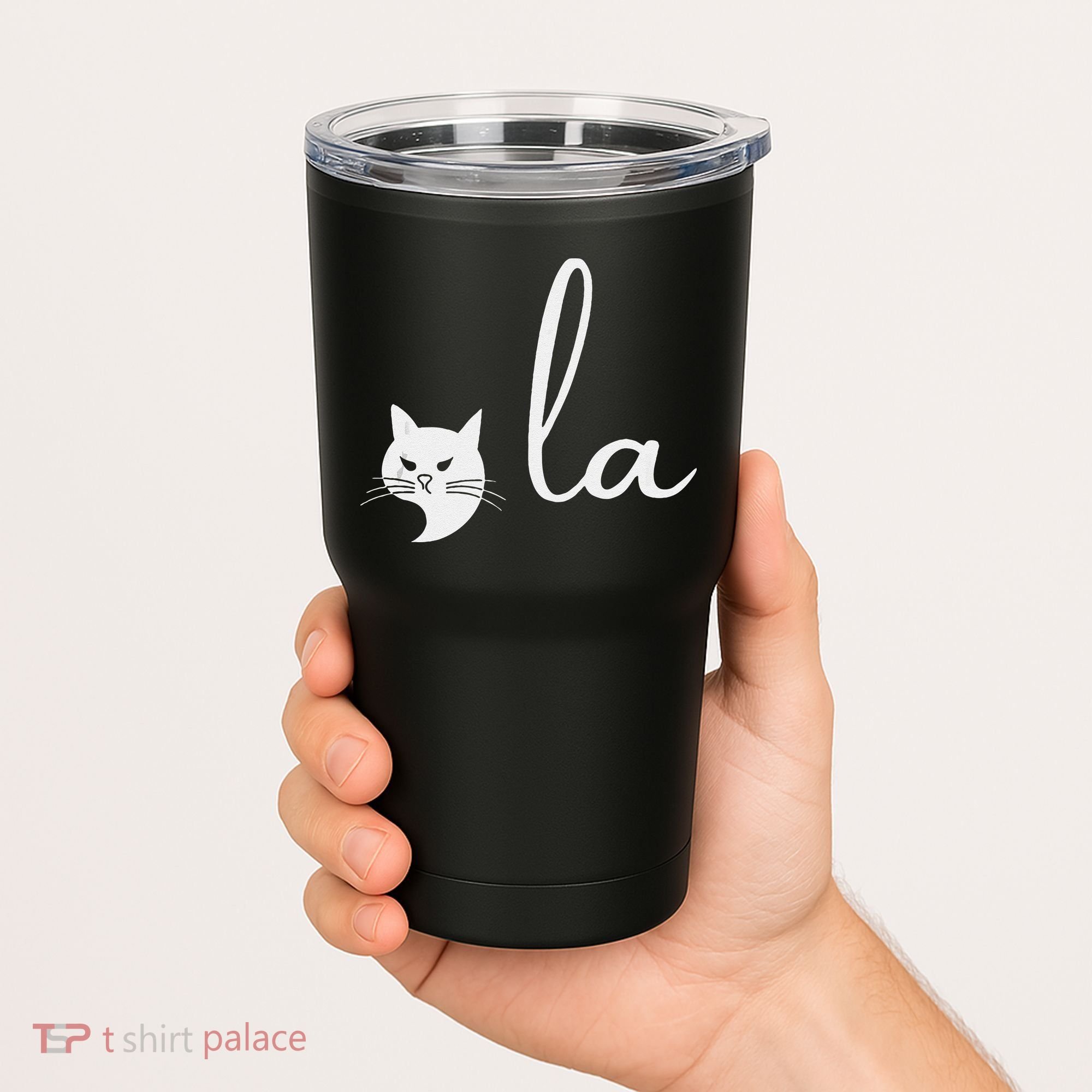 Retro Cat Comma La Kamala Harris For President 2024 Election Tumbler