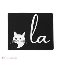 Retro Cat Comma La Kamala Harris For President 2024 Election Mousepad thumb 0