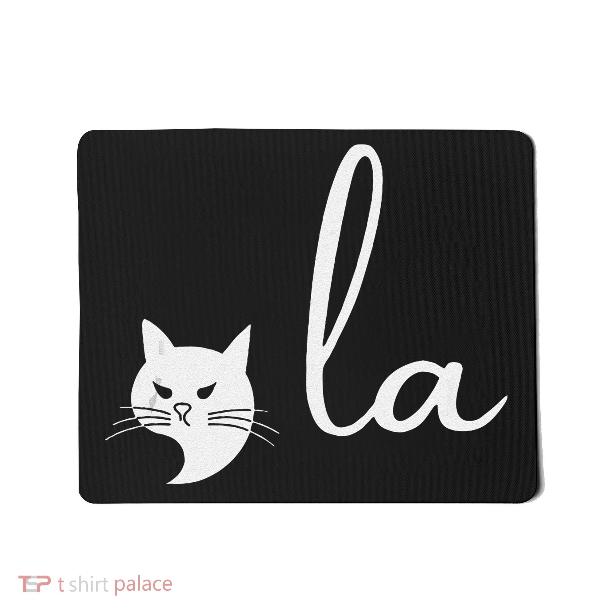 Retro Cat Comma La Kamala Harris For President 2024 Election Mousepad