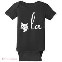 Retro Cat Comma La Kamala Harris For President 2024 Election Baby Bodysuit thumb 0