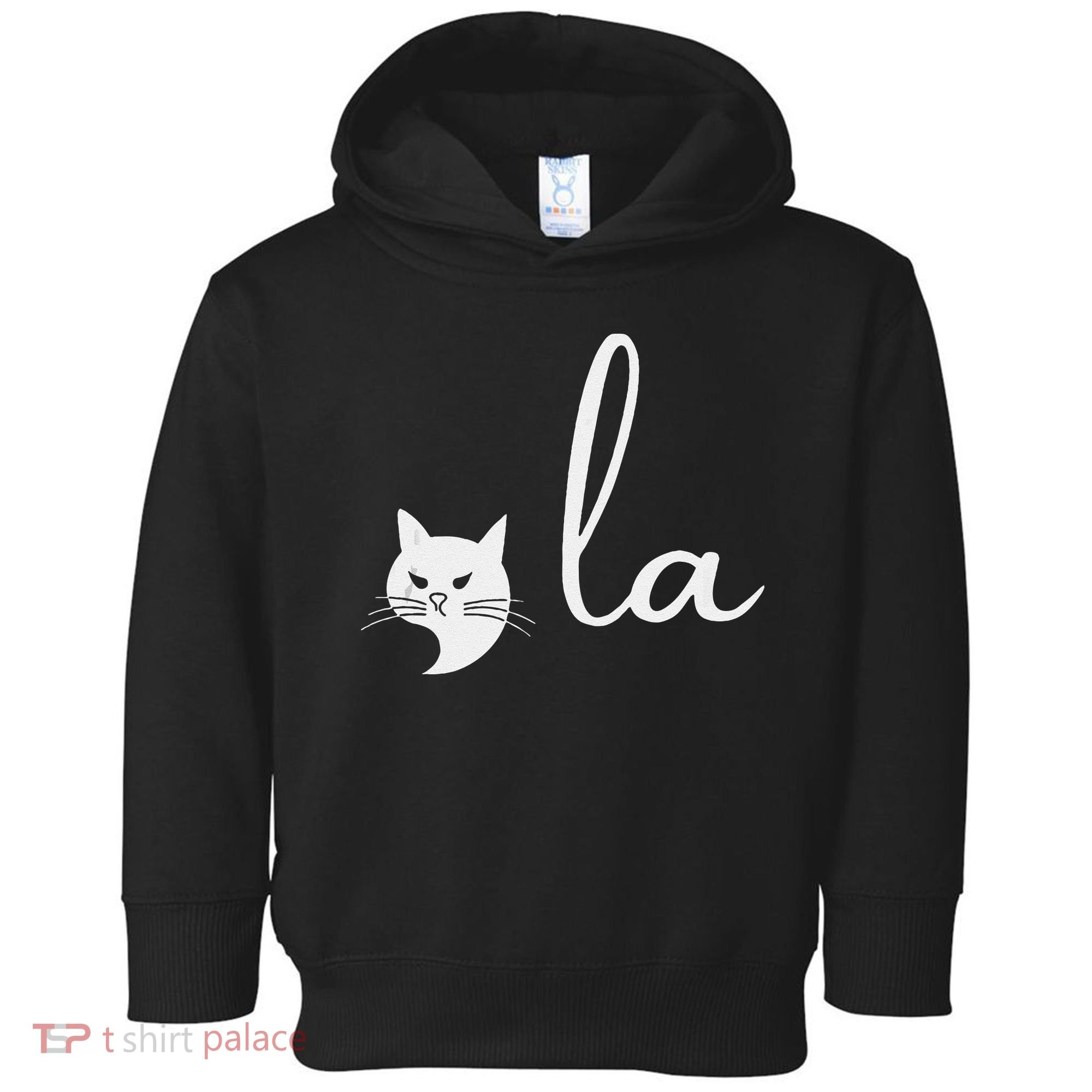 Retro Cat Comma La Kamala Harris For President 2024 Election Toddler Hoodie