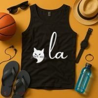 Retro Cat Comma La Kamala Harris For President 2024 Election Tank Top thumb 4