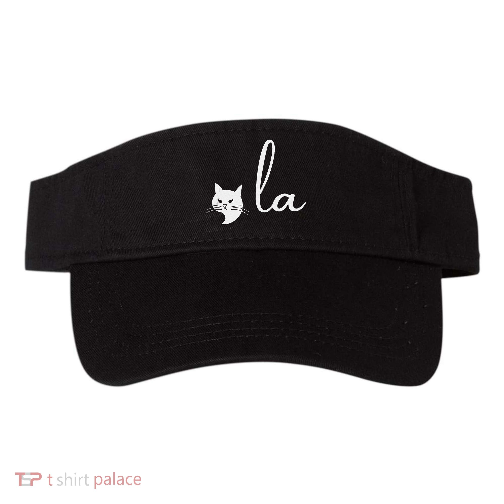 Retro Cat Comma La Kamala Harris For President 2024 Election Visor