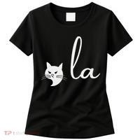 Retro Cat Comma La Kamala Harris For President 2024 Election Women's T-Shirt thumb 0