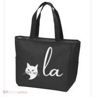 Retro Cat Comma La Kamala Harris For President 2024 Election Tote Bag thumb 3