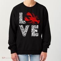River Cajun Crawfish Crayfish Seafood Crab Boils Ditch Bugs Women's Sweatshirt thumb 0