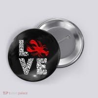 River Cajun Crawfish Crayfish Seafood Crab Boils Ditch Bugs Button thumb 0