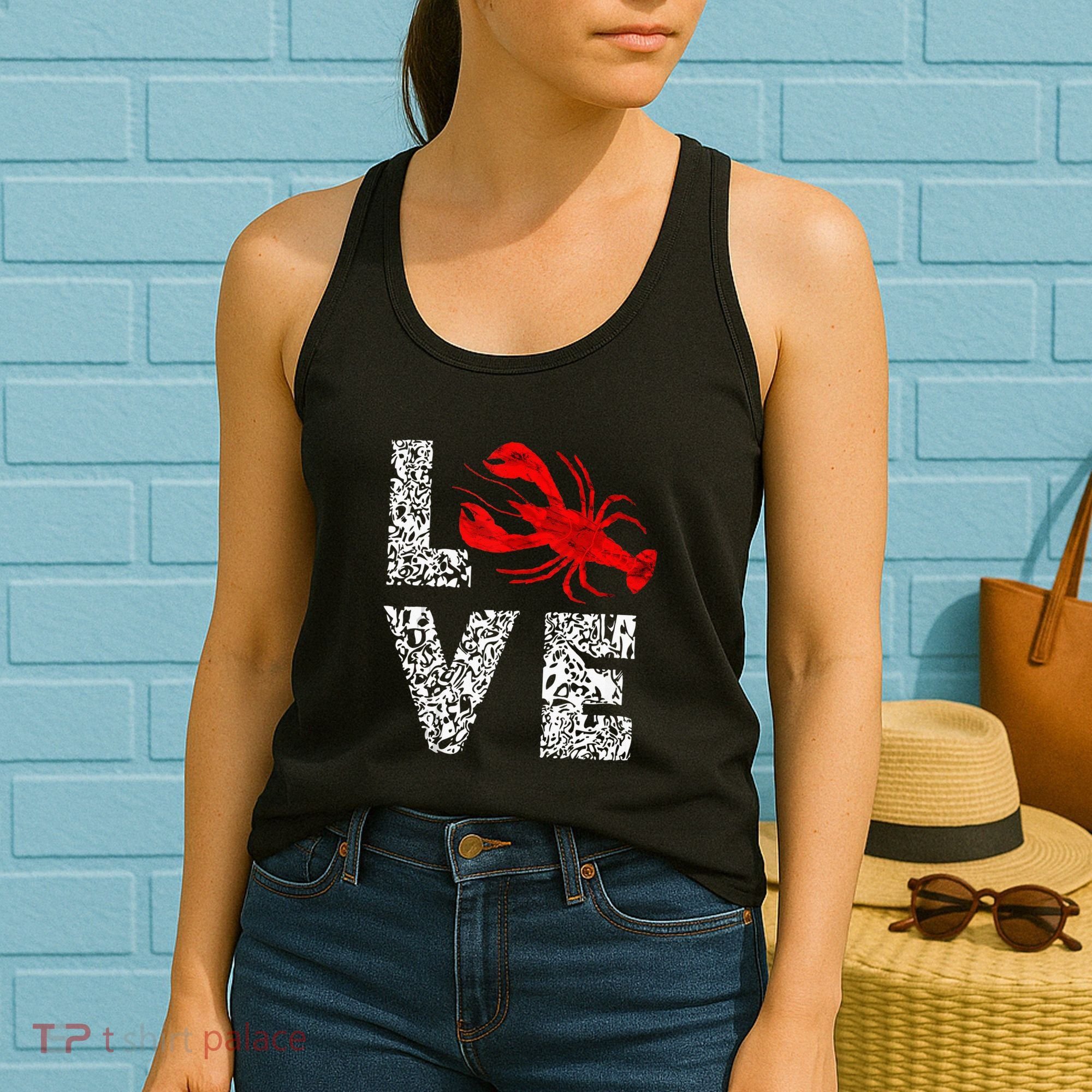 River Cajun Crawfish Crayfish Seafood Crab Boils Ditch Bugs Women's Tank Top
