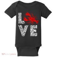 River Cajun Crawfish Crayfish Seafood Crab Boils Ditch Bugs Baby Bodysuit thumb 0