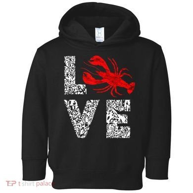 River Cajun Crawfish Crayfish Seafood Crab Boils Ditch Bugs Toddler Hoodie