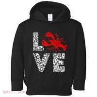 River Cajun Crawfish Crayfish Seafood Crab Boils Ditch Bugs Toddler Hoodie thumb 0