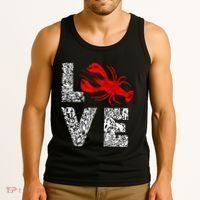 River Cajun Crawfish Crayfish Seafood Crab Boils Ditch Bugs Tank Top thumb 3