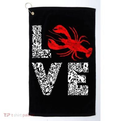 River Cajun Crawfish Crayfish Seafood Crab Boils Ditch Bugs Golf Towel