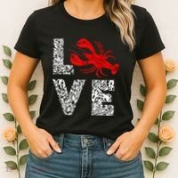 River Cajun Crawfish Crayfish Seafood Crab Boils Ditch Bugs Women's T-Shirt thumb 2