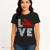 River Cajun Crawfish Crayfish Seafood Crab Boils Ditch Bugs Women's T-Shirt thumb 4