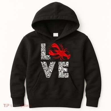 River Cajun Crawfish Crayfish Seafood Crab Boils Ditch Bugs Kids Hoodie
