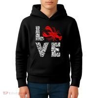 River Cajun Crawfish Crayfish Seafood Crab Boils Ditch Bugs Kids Hoodie thumb 4