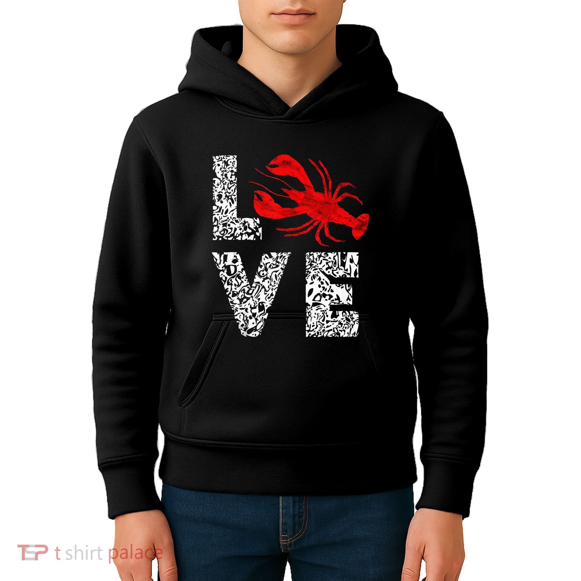 River Cajun Crawfish Crayfish Seafood Crab Boils Ditch Bugs Kids Hoodie