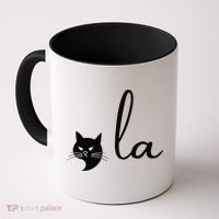 Retro Cat Comma La Kamala Harris For President 2024 Election Sweat Coffee Mug thumb 0