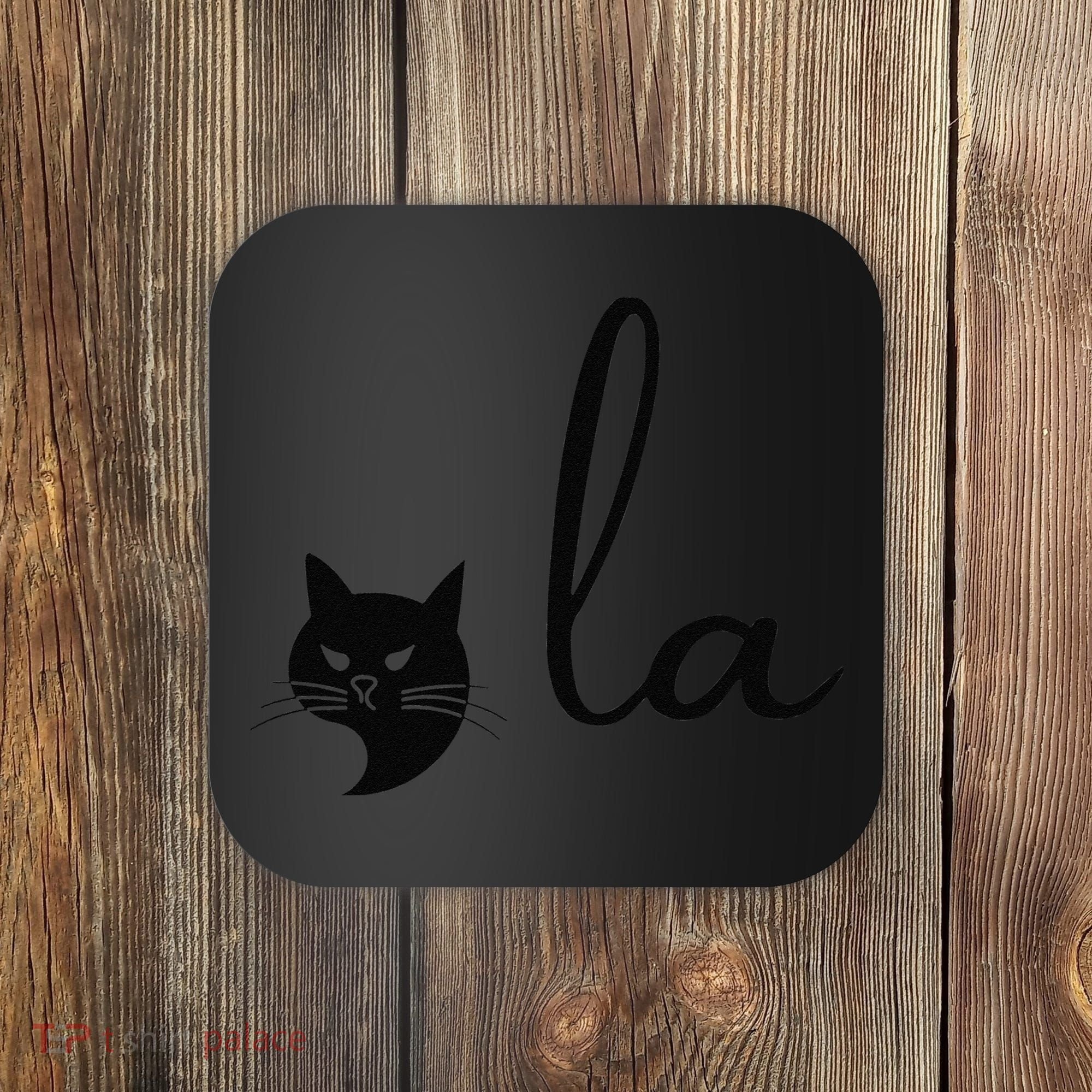 Retro Cat Comma La Kamala Harris For President 2024 Election Sweat Coaster