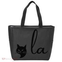 Retro Cat Comma La Kamala Harris For President 2024 Election Sweat Tote Bag thumb 0