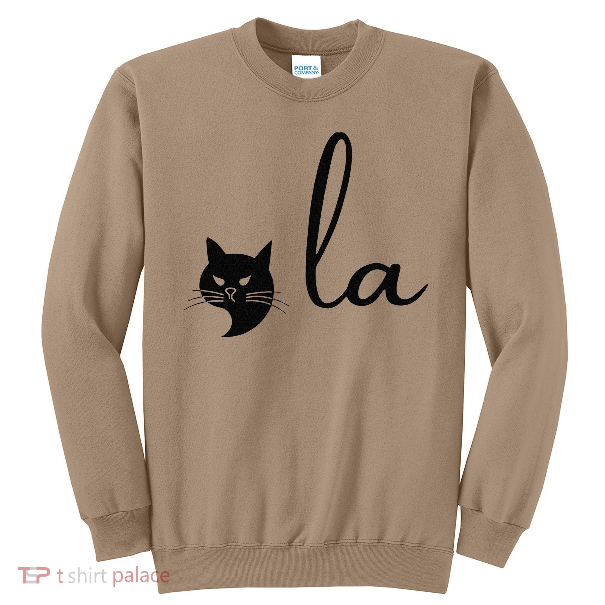 Retro Cat Comma La Kamala Harris For President 2024 Election Sweat Sweatshirt
