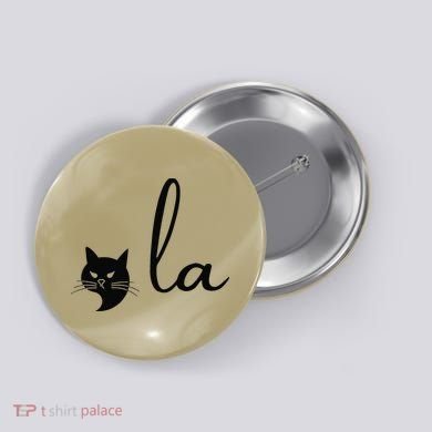 Retro Cat Comma La Kamala Harris For President 2024 Election Sweat Button