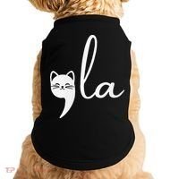 Retro Cat Comma La Kamala Harris For President 2024 Election Doggie Tank thumb 0