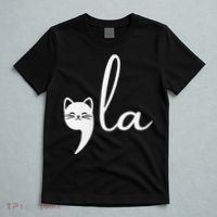 Retro Cat Comma La Kamala Harris For President 2024 Election T-Shirt thumb 5