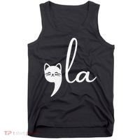 Retro Cat Comma La Kamala Harris For President 2024 Election Tank Top thumb 0