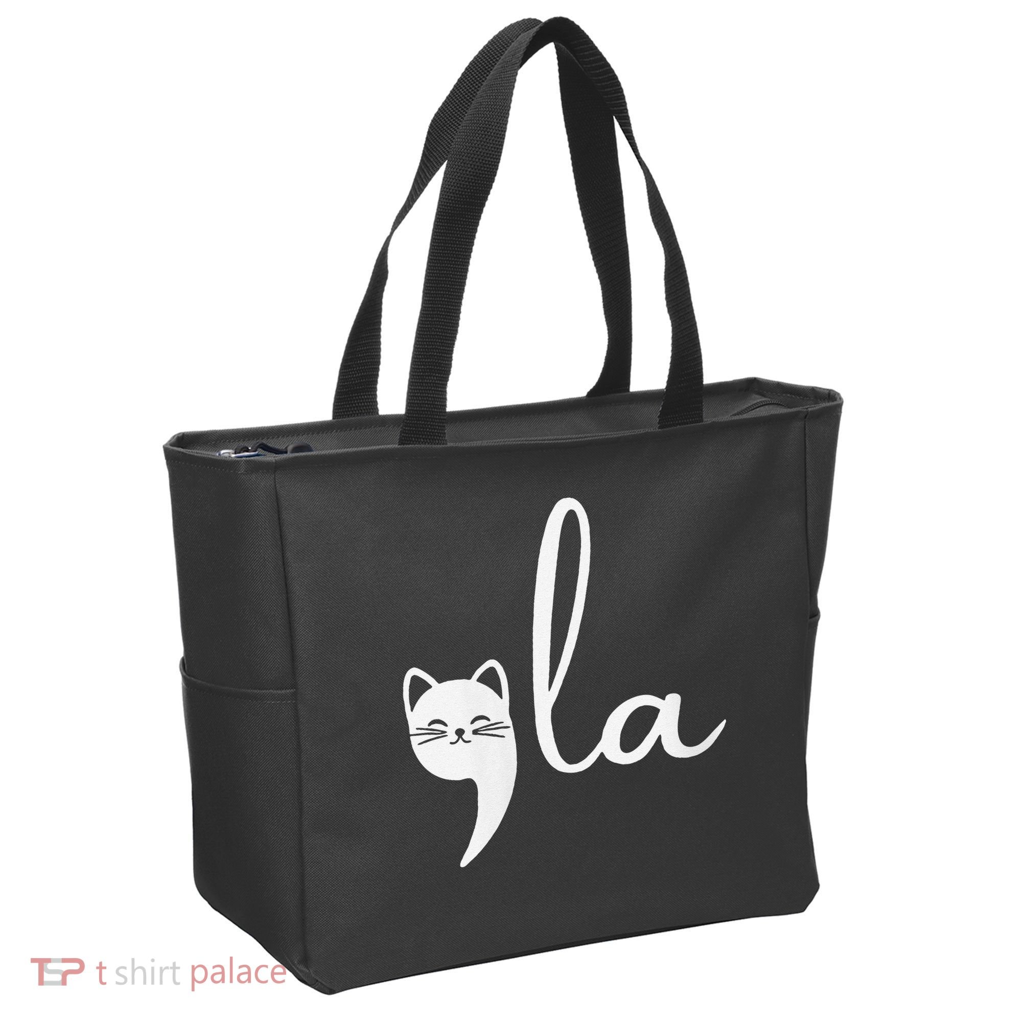 Retro Cat Comma La Kamala Harris For President 2024 Election Tote Bag